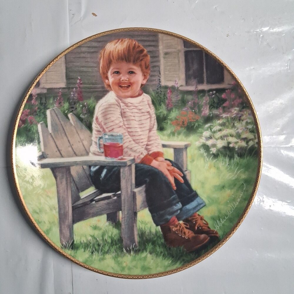 VTG Knowles A Time To Laugh March Of Dimes Collector Plate 1990 50th Anniversary